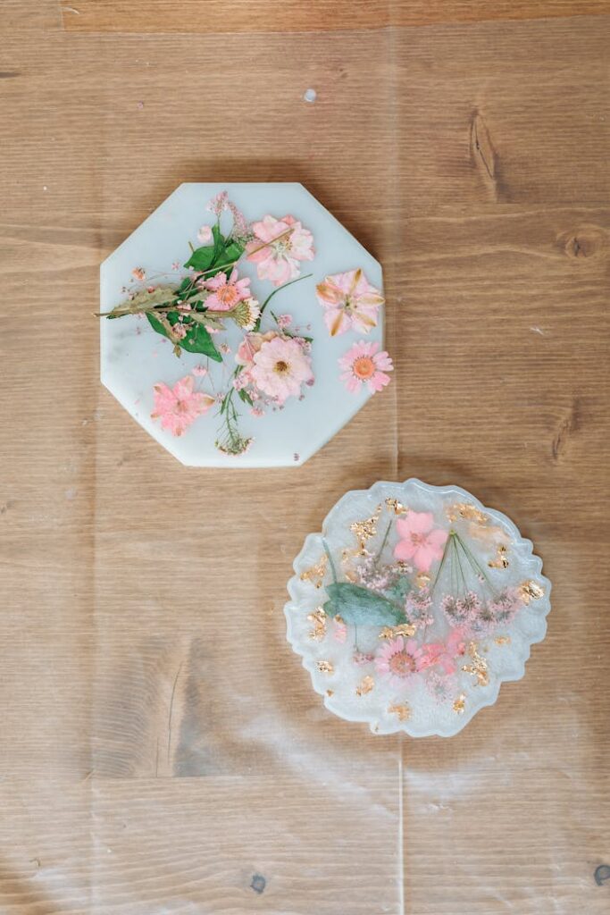 Handmade, Decorated Plates